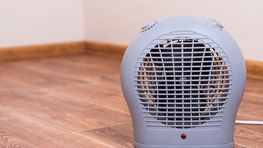 Portable electric space heater
